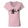 Women’s Jersey V-Neck Tee Thumbnail