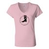 Women’s Jersey V-Neck Tee Thumbnail