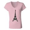 Women’s Jersey V-Neck Tee Thumbnail