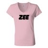 Women’s Jersey V-Neck Tee Thumbnail