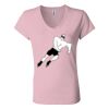 Women’s Jersey V-Neck Tee Thumbnail