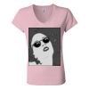 Women’s Jersey V-Neck Tee Thumbnail