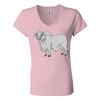 Women’s Jersey V-Neck Tee Thumbnail
