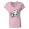 Women’s Jersey V-Neck Tee Thumbnail