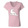 Women’s Jersey V-Neck Tee Thumbnail