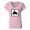Women’s Jersey V-Neck Tee Thumbnail