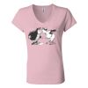 Women’s Jersey V-Neck Tee Thumbnail