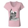 Women’s Jersey V-Neck Tee Thumbnail