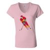 Women’s Jersey V-Neck Tee Thumbnail
