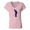Women’s Jersey V-Neck Tee Thumbnail