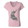 Women’s Jersey V-Neck Tee Thumbnail