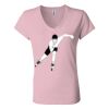 Women’s Jersey V-Neck Tee Thumbnail