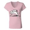 Women’s Jersey V-Neck Tee Thumbnail