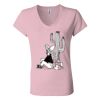 Women’s Jersey V-Neck Tee Thumbnail