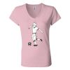 Women’s Jersey V-Neck Tee Thumbnail
