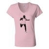 Women’s Jersey V-Neck Tee Thumbnail