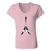 Women’s Jersey V-Neck Tee Thumbnail