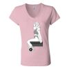 Women’s Jersey V-Neck Tee Thumbnail