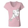 Women’s Jersey V-Neck Tee Thumbnail