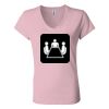 Women’s Jersey V-Neck Tee Thumbnail