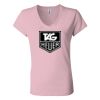 Women’s Jersey V-Neck Tee Thumbnail