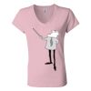 Women’s Jersey V-Neck Tee Thumbnail