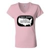Women’s Jersey V-Neck Tee Thumbnail