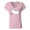 Women’s Jersey V-Neck Tee Thumbnail