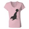 Women’s Jersey V-Neck Tee Thumbnail