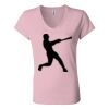 Women’s Jersey V-Neck Tee Thumbnail