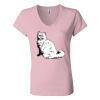 Women’s Jersey V-Neck Tee Thumbnail
