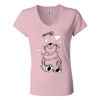 Women’s Jersey V-Neck Tee Thumbnail