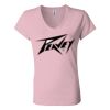 Women’s Jersey V-Neck Tee Thumbnail