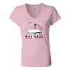 Women’s Jersey V-Neck Tee Thumbnail