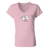 Women’s Jersey V-Neck Tee Thumbnail
