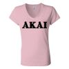 Women’s Jersey V-Neck Tee Thumbnail