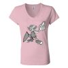 Women’s Jersey V-Neck Tee Thumbnail