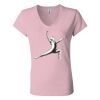 Women’s Jersey V-Neck Tee Thumbnail