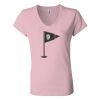 Women’s Jersey V-Neck Tee Thumbnail