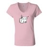 Women’s Jersey V-Neck Tee Thumbnail