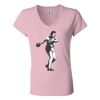 Women’s Jersey V-Neck Tee Thumbnail