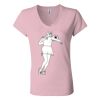 Women’s Jersey V-Neck Tee Thumbnail