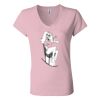 Women’s Jersey V-Neck Tee Thumbnail