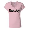 Women’s Jersey V-Neck Tee Thumbnail