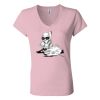 Women’s Jersey V-Neck Tee Thumbnail