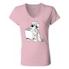 Women’s Jersey V-Neck Tee Thumbnail