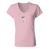 Women’s Jersey V-Neck Tee Thumbnail