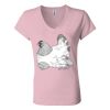Women’s Jersey V-Neck Tee Thumbnail