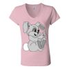 Women’s Jersey V-Neck Tee Thumbnail