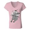 Women’s Jersey V-Neck Tee Thumbnail